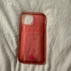 Transparent Loopy Pink Phone Case